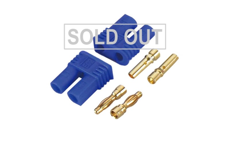 EC2 2.0mm Lipo Battery Connector Gold Bullet Plug